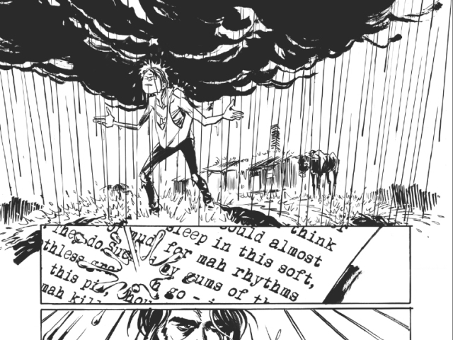 Zábery z komiksu Nick Cave: Mercy on Me.