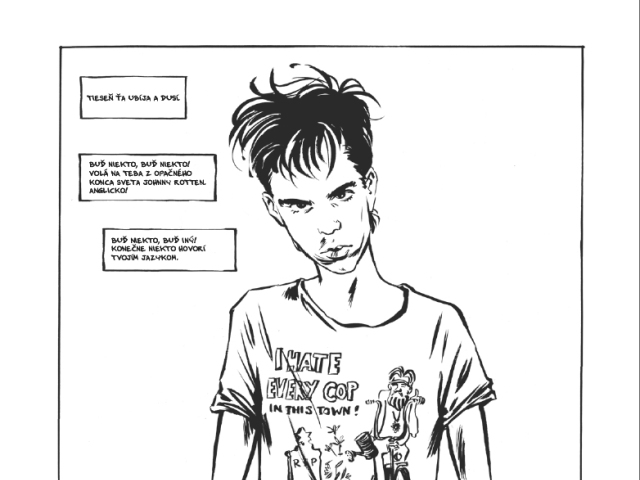 Zábery z komiksu Nick Cave: Mercy on Me.