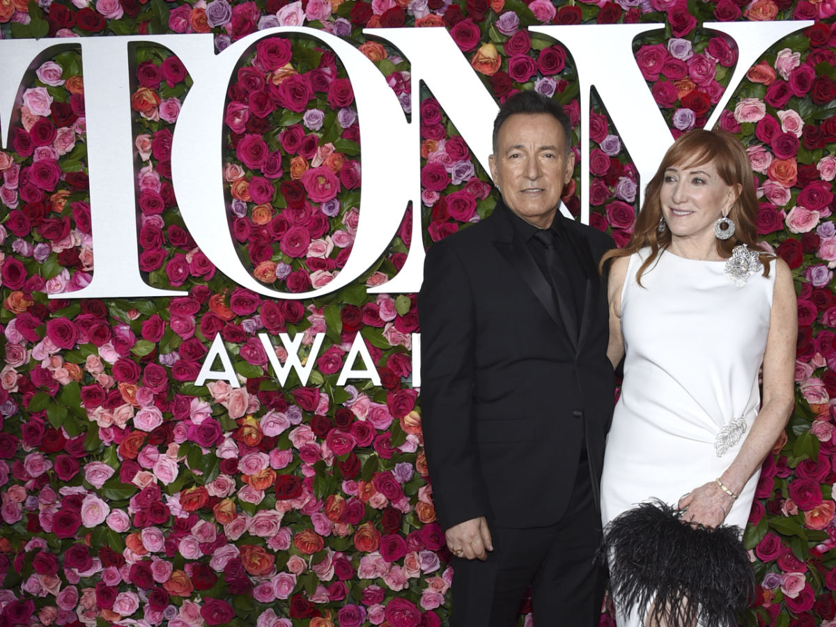 The 72nd Annual Tony Awards - Spevák Bruce Springsteen a jeho manželka Patti Scialfa.