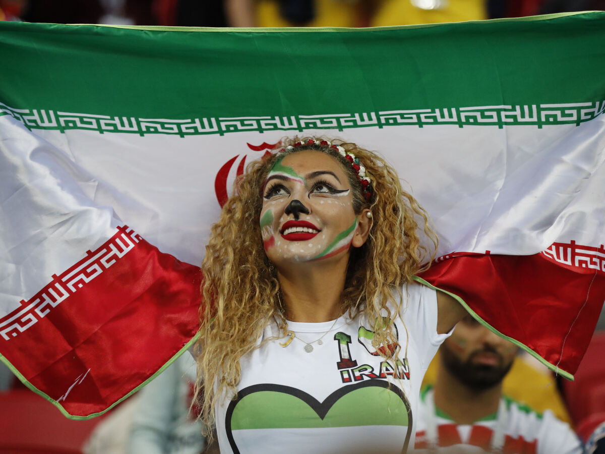 Irán, fanúšička