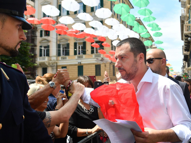 Taliansko Salvini Janov návšteva