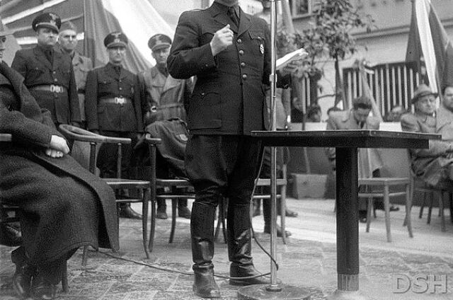 Alexander Mach bol nielen zakladateľom, ale najdlhšie aj hlavným veliteľom HG.