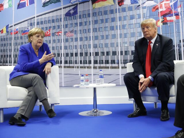 Trump NATO Summit merkel