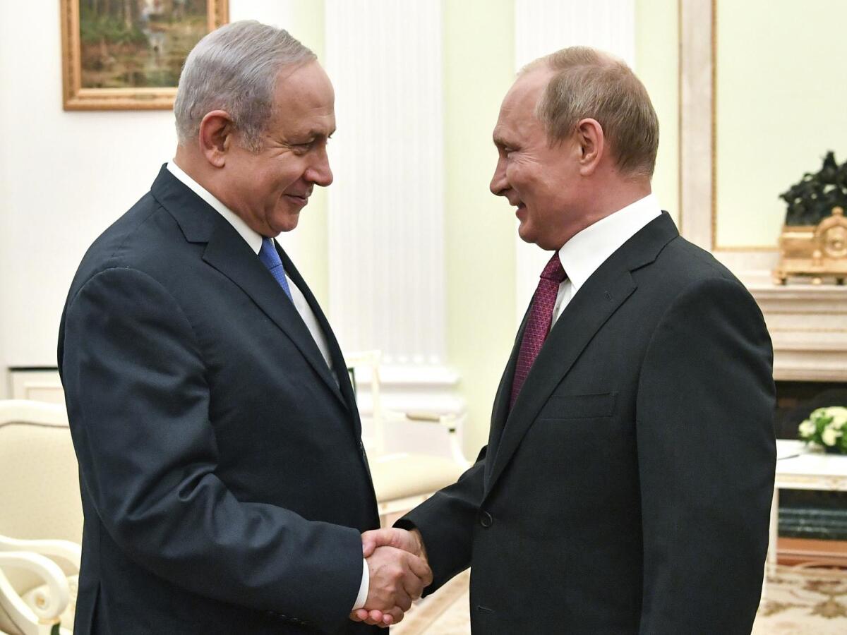 Benjamin Netanjahu Vladimir Putin