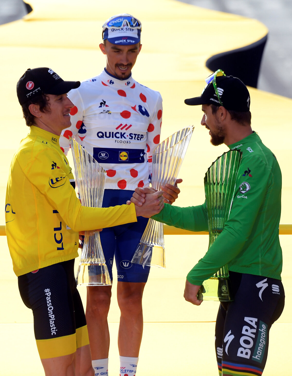 Geraint Thomas, Julian Alaphilippe, Peter Sagan