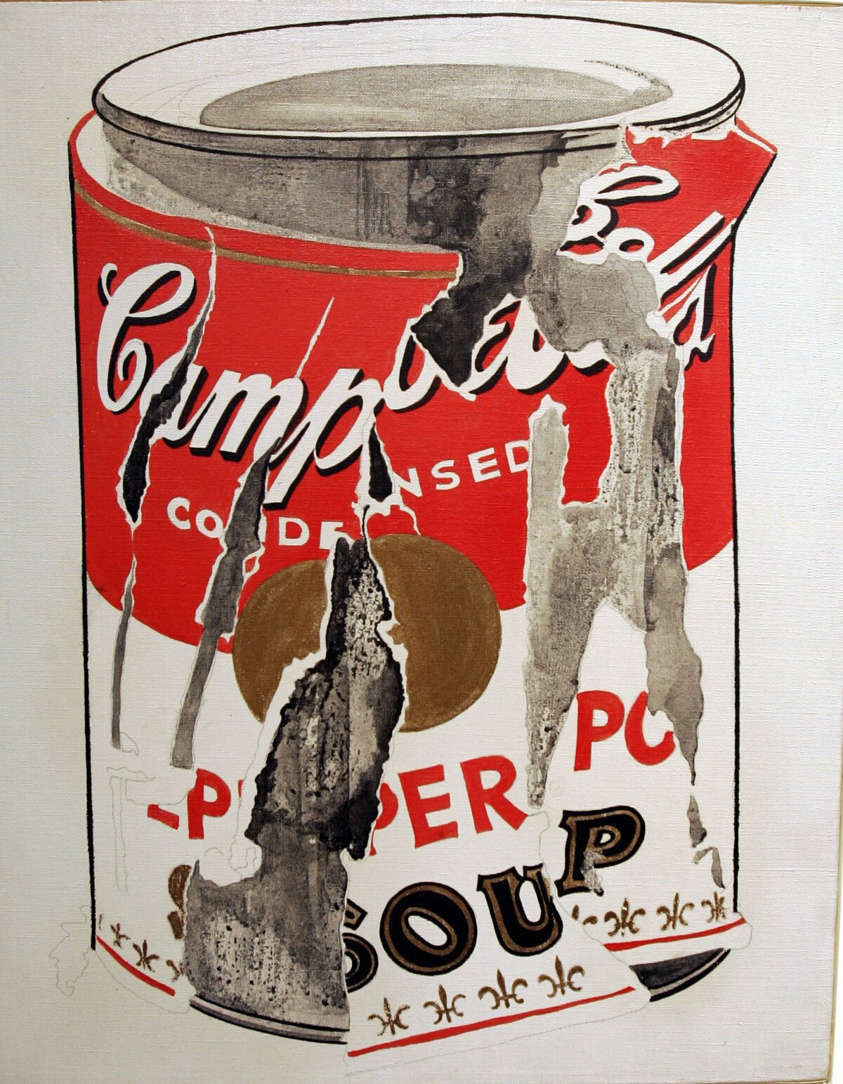 obraz Malá roztrhnutá Campbellova polievka , Andy warhol