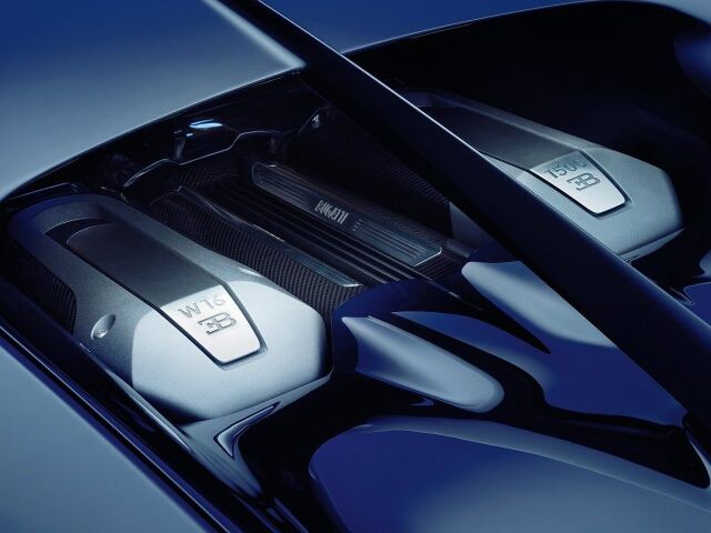 Bugatti - motor 8,0 W16