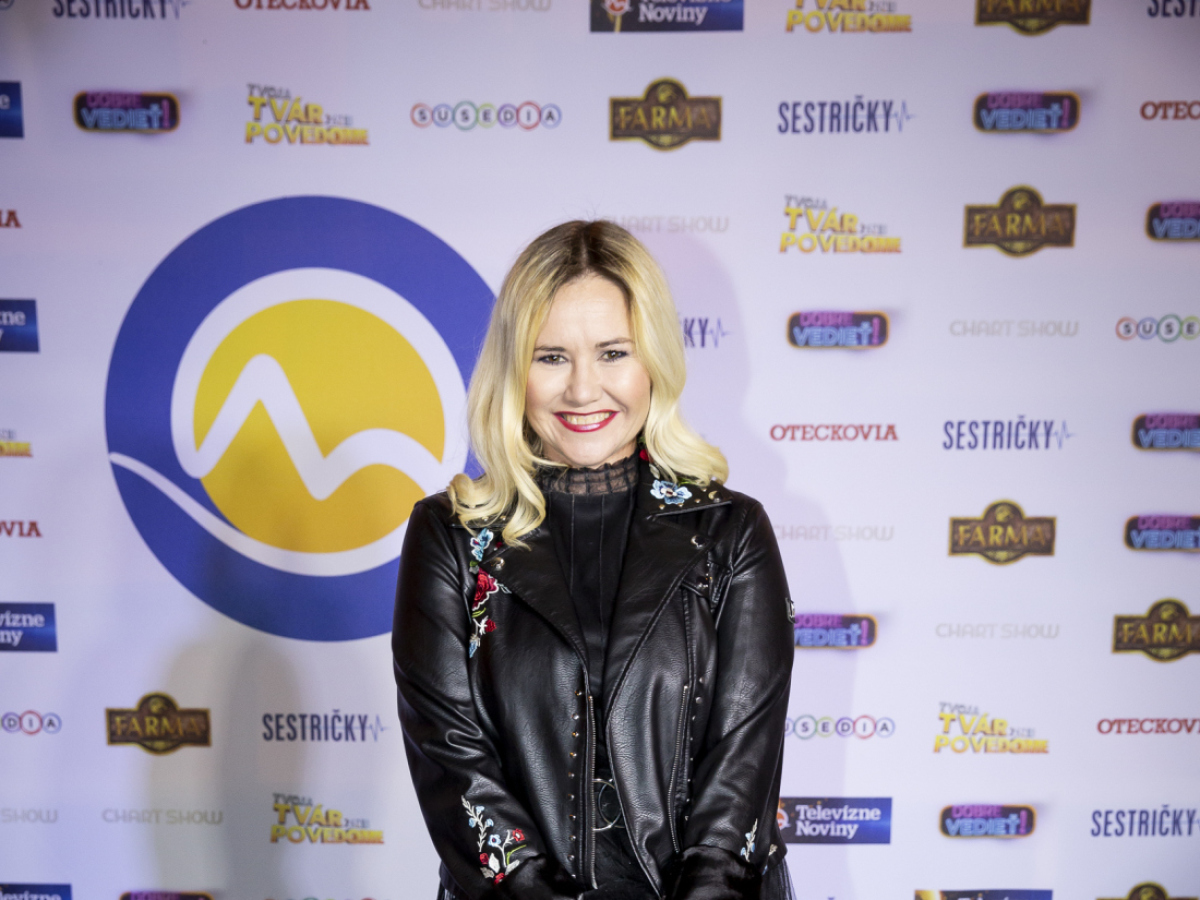 Herečka Zuzana Haasová. 