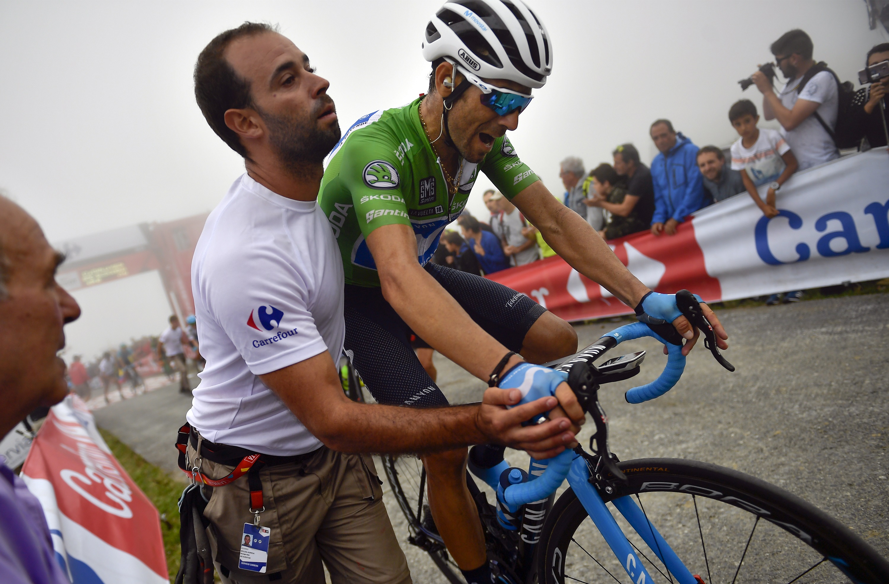 Alejandro Valverde na španielskej Vuelte.