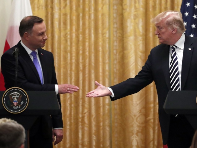 Trump, duda, stretnutie