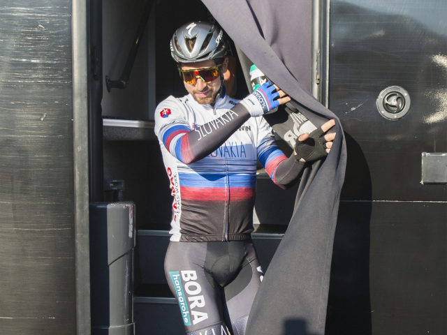 Peter Sagan, autobus