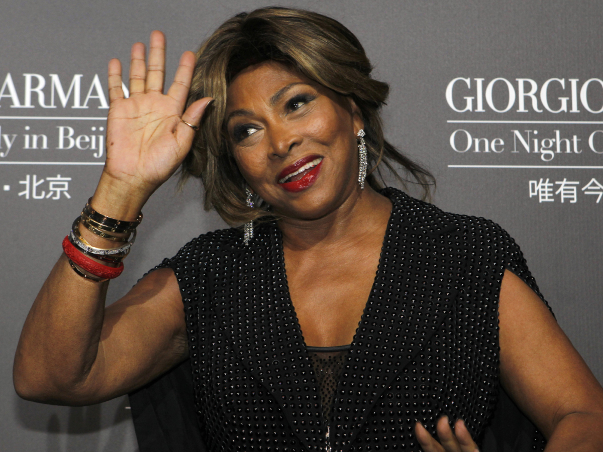 Speváčka Tina Turner na archívnom zábere.
