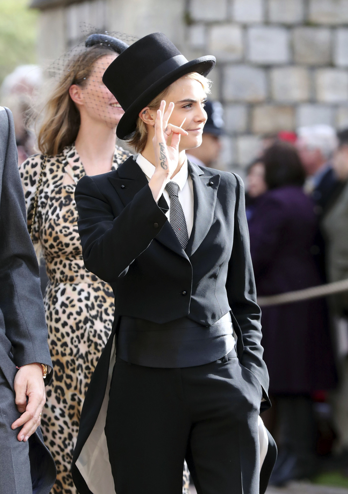 Modelka a herečka Cara Delevingne.