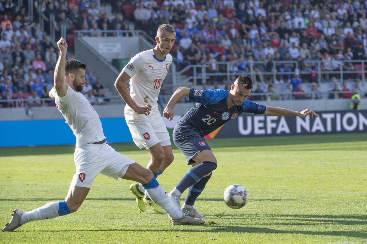 Róbert Mak, Tomáš Souček, Ondřej Čelůstka