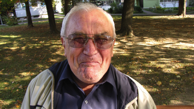 Štefan Rudy (72), dôchodca