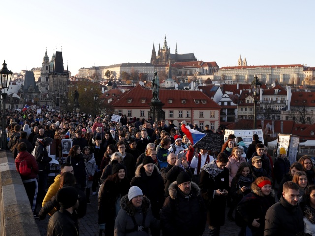 Česko Babiš demonštrácia demisia praha, protest, odstúpenie