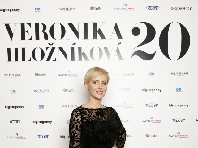 Moderátorka Kveta Horváthová. 