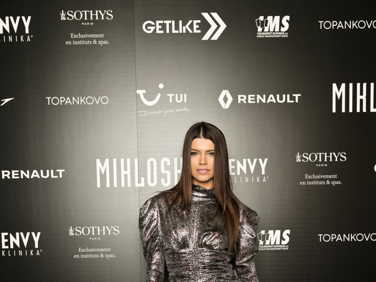 Riaditeľka Miss Slovensko Karolína Chomisteková. 