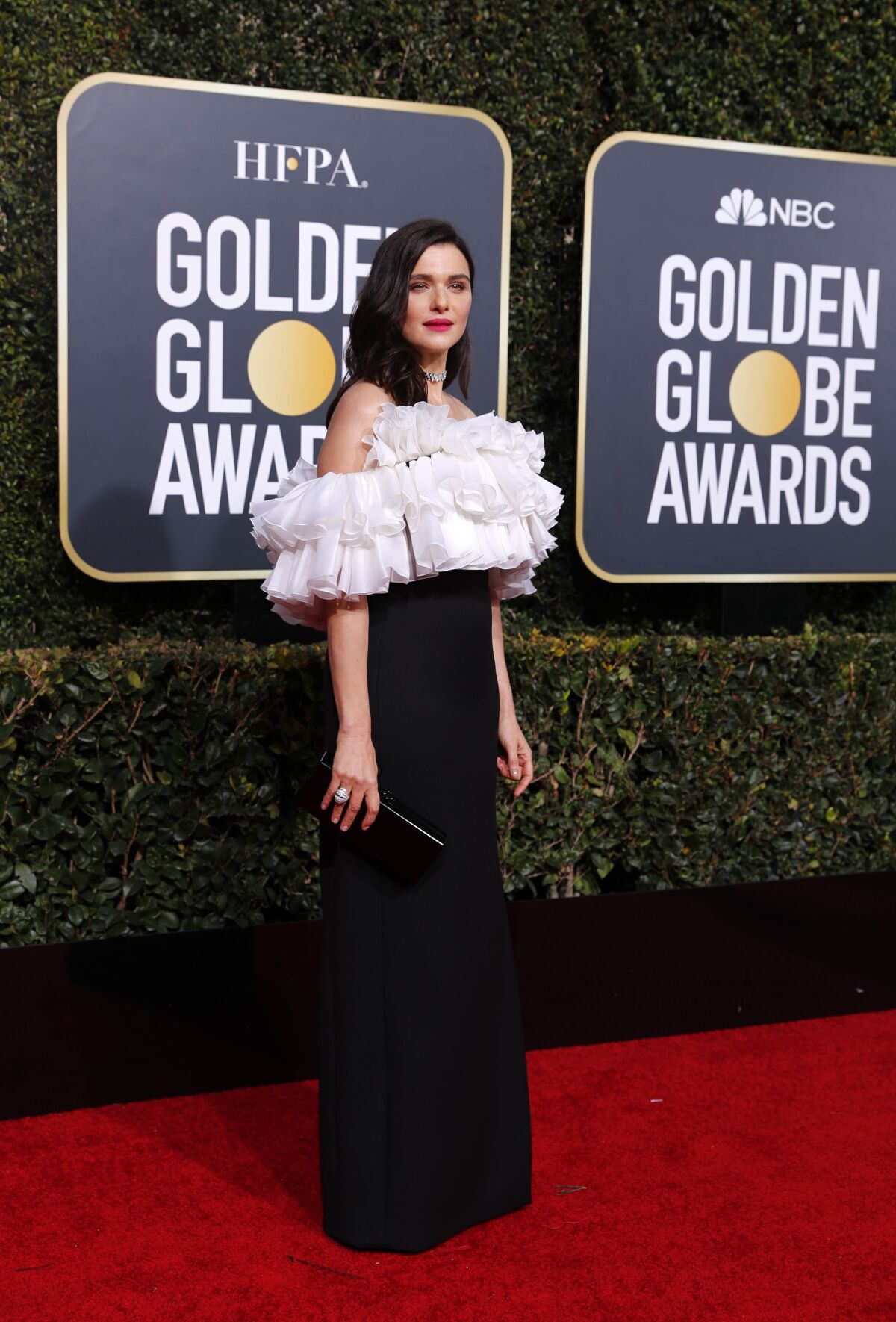 Herečka Rachel Weisz v kreácii Celine.