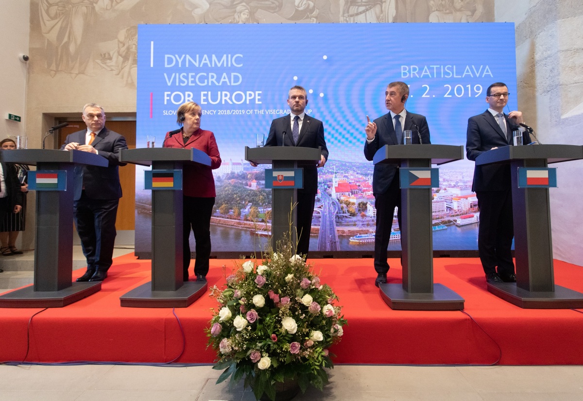 predsedovia vlády, angela merkelová, summit V4