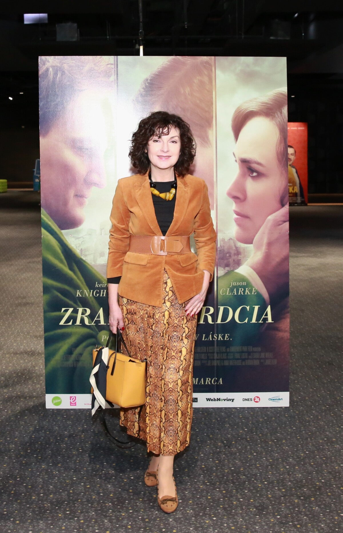 Speváčka Beáta Dubasová na premiére novinky Zranené srdcia. 