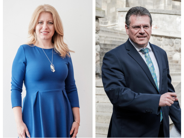 zuzana čaputová, maroš šefčovič