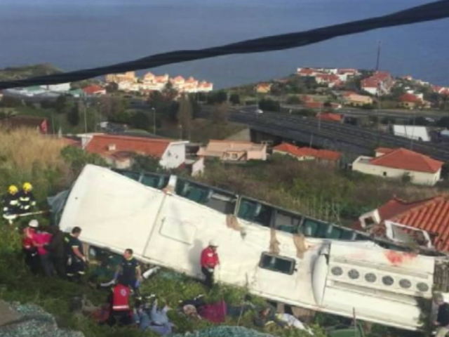 Portugalsko Madeira nehoda autobus