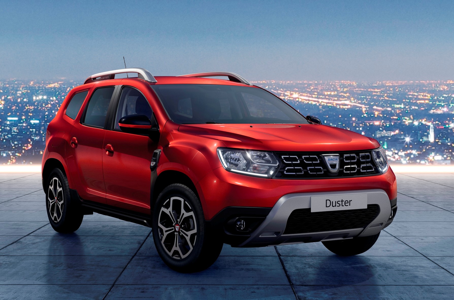 Duster TechRoad je neprehliadnuteľný vďaka špecifickému červenému laku Fusion a 17-palcovým diskom Maldive s červeným emblémom.