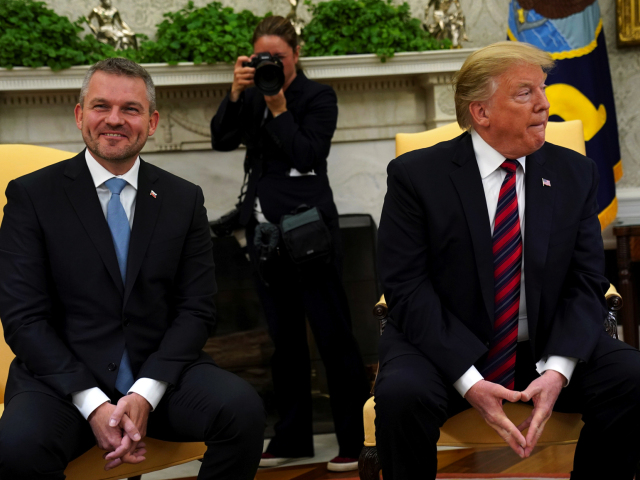 donald trump, peter pellegrini