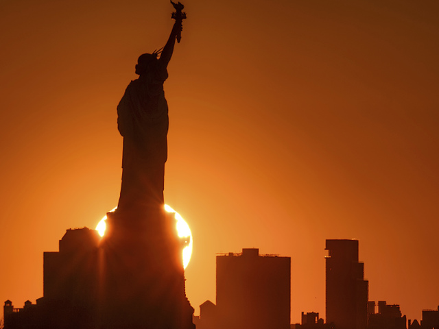 New York, USA, Socha slobody, Amerika