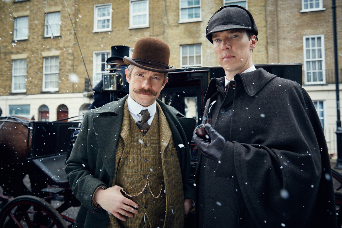 Detektívne príbehy Sherlocka Holmesa sa dočkali mnohých spracovaní aj hereckých obsadení. Ako sa volá herec na obrázku, ktorý si zahral Sherlocka v spracovaní BBC z roku 2010?