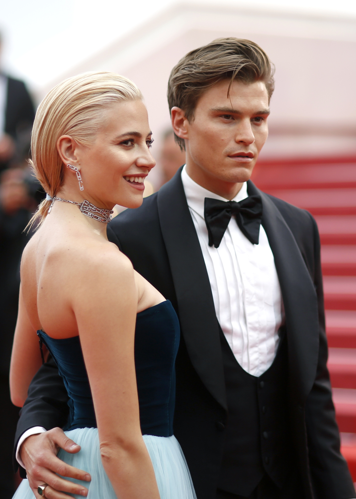 Speváčka Pixie Lott a jej partner Oliver Cheshire.