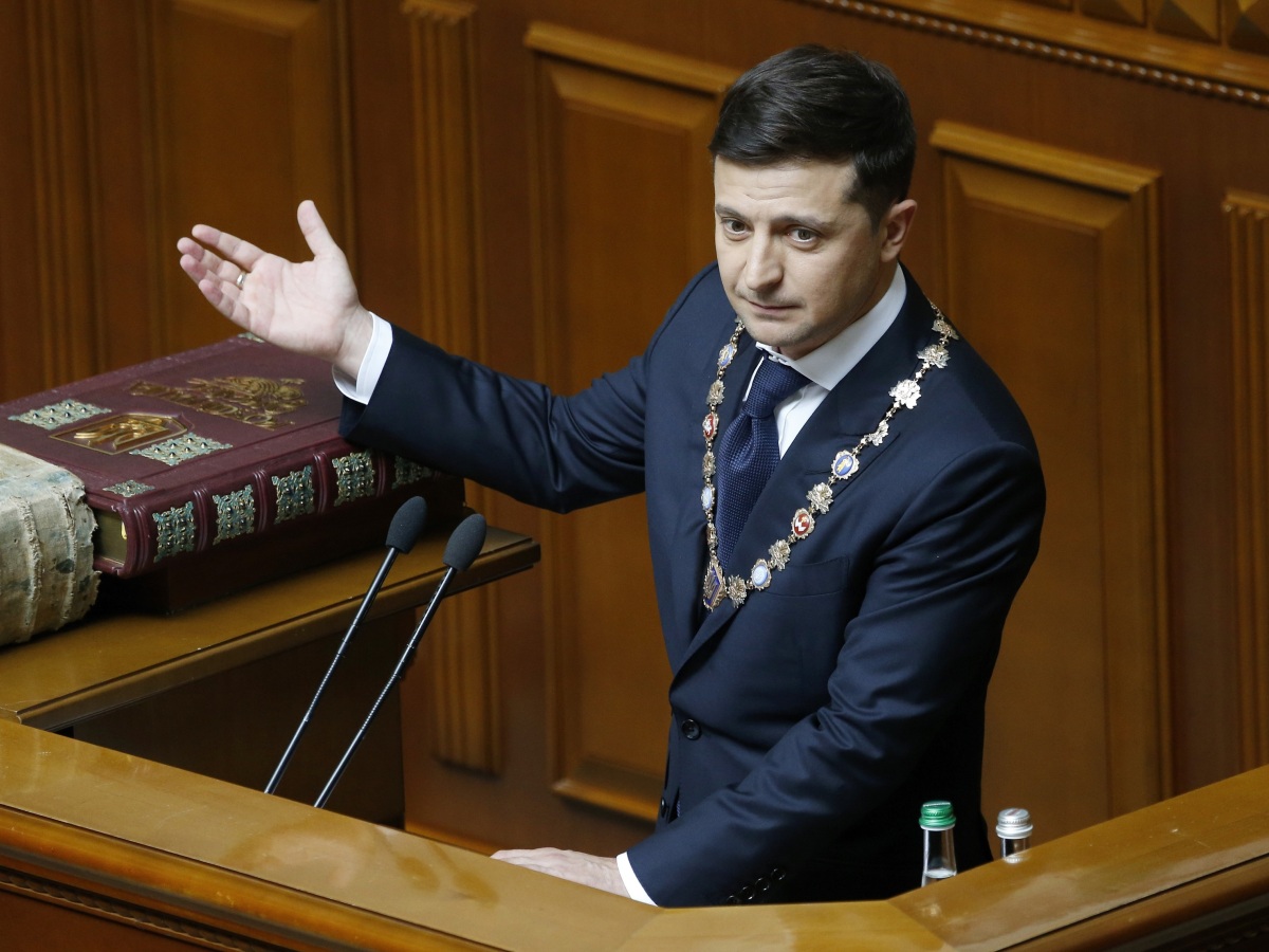 Ukrajinský prezident Volodymyr Zelenskyj