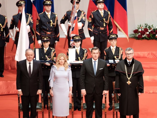 čaputová, inaugurácia