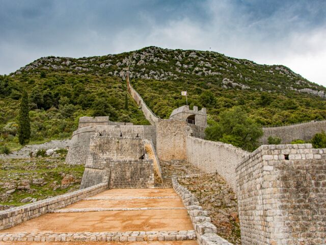 Ston, Chorvátsko, čínsky múr