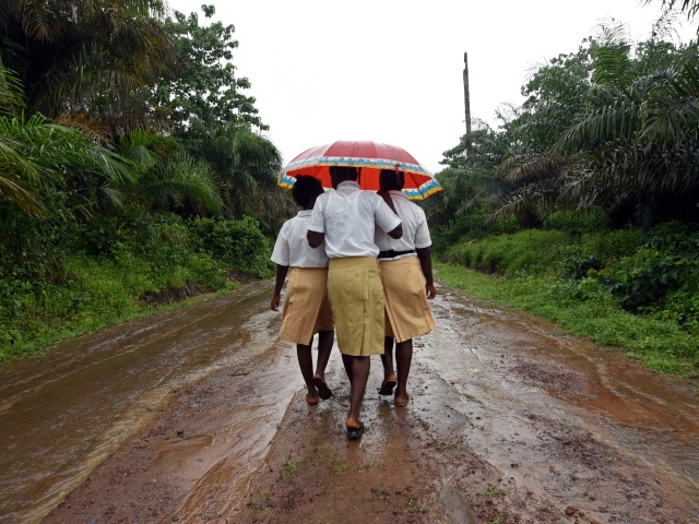 sierra leone, afrika, dážď