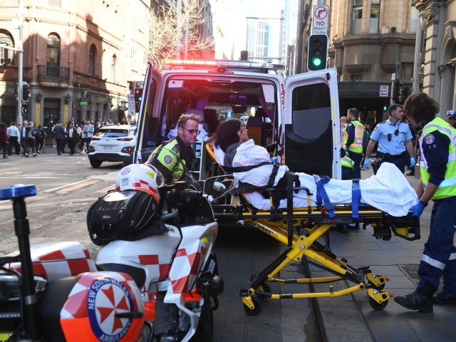 Austrália Sydney Muž Útok Nôž
