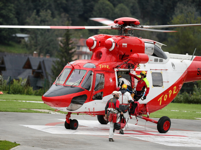 poľsko, helikoptéra
