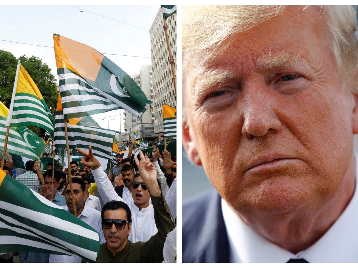 Kašmír - Trump