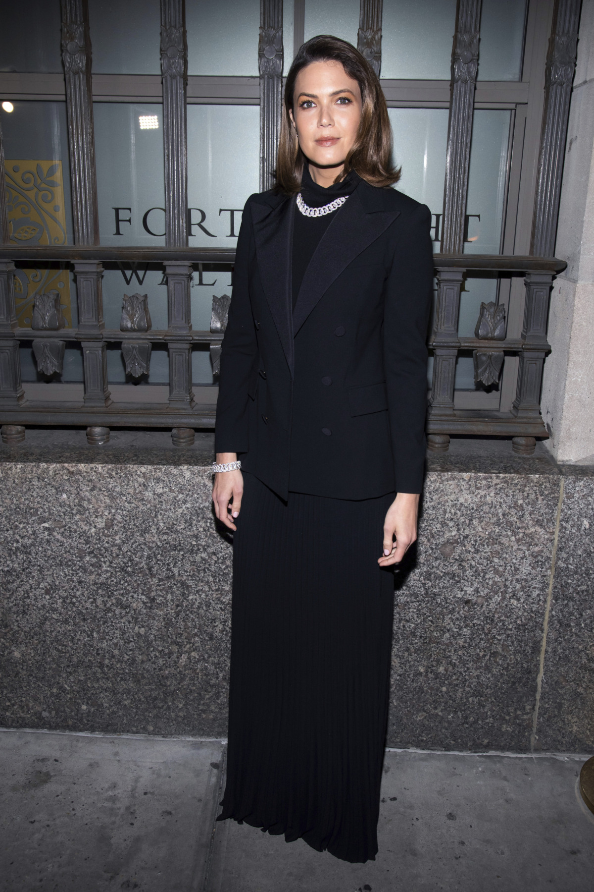 Herečka Mandy Moore na prehliadke značky Ralph Lauren v New Yorku.