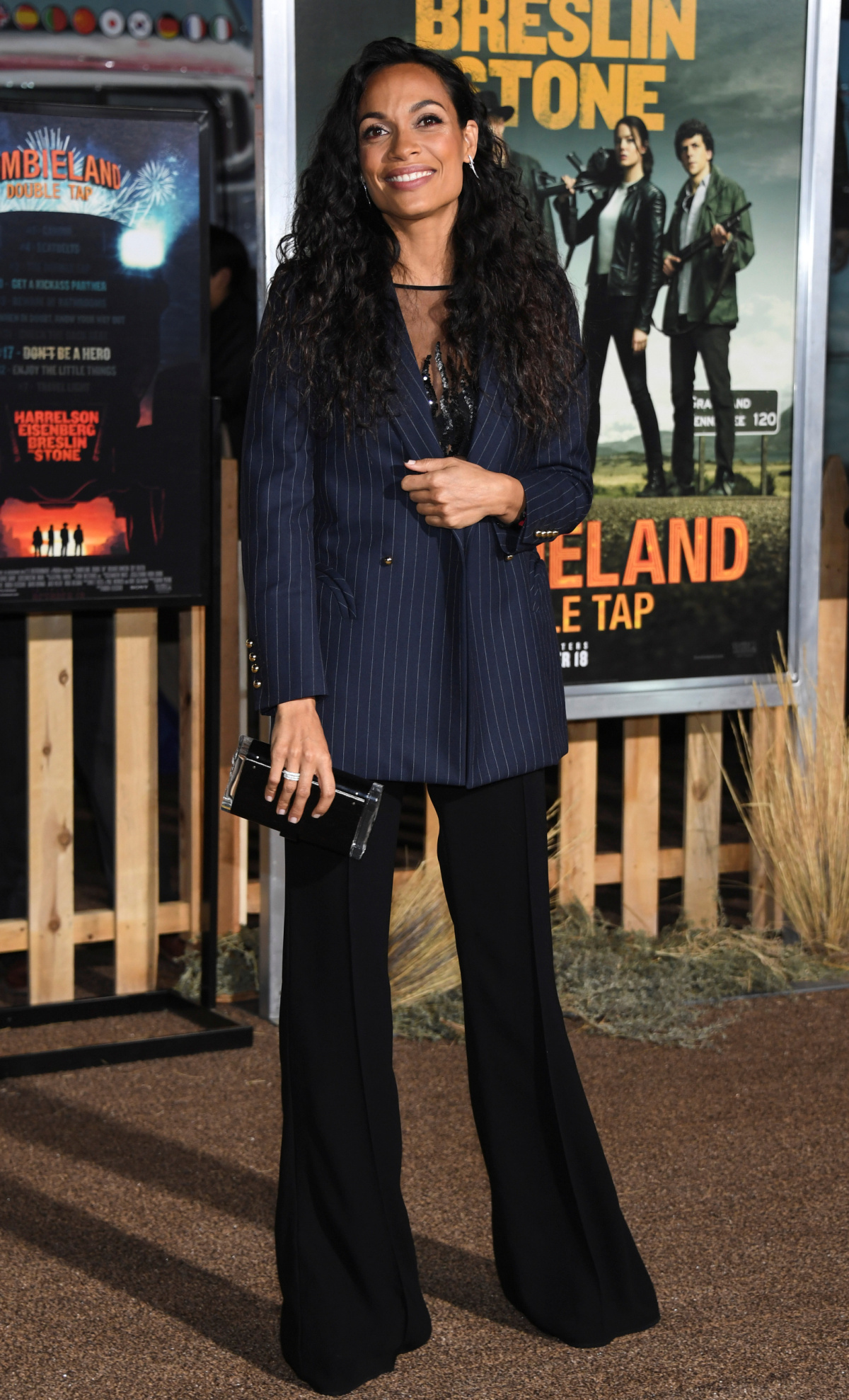 Herečka Rosario Dawson.
