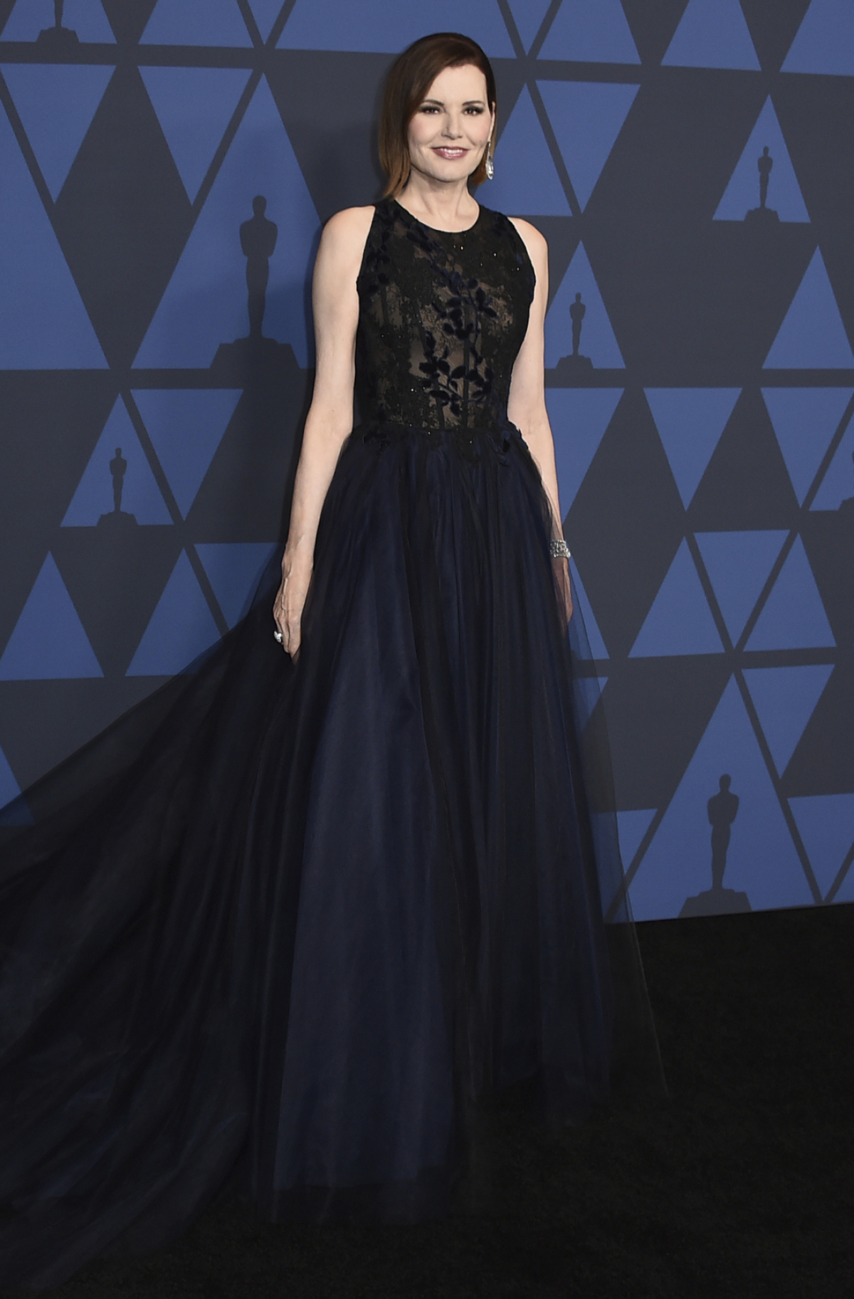 Herečka Geena Davis na vyhlásení cien Governors Awards.