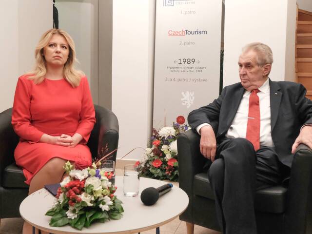 caputova, zeman, cesky dom,