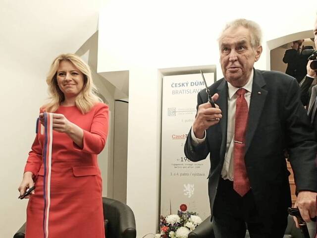 caputova, zeman, cesky dom,