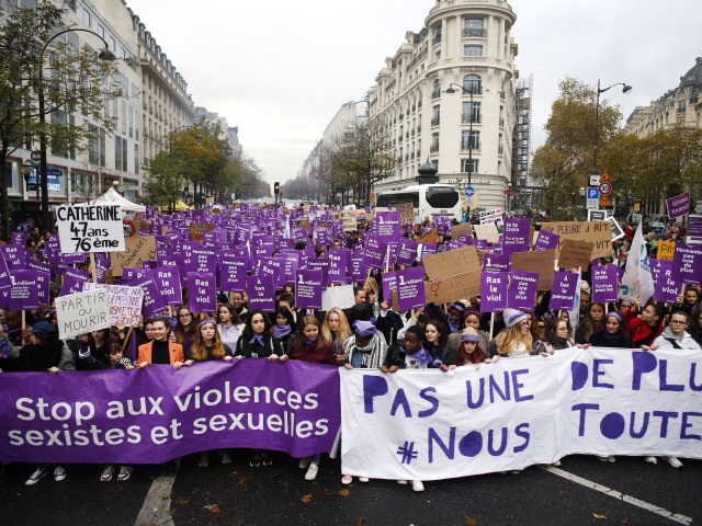 Francúzsko / násilie / ženy / protest /