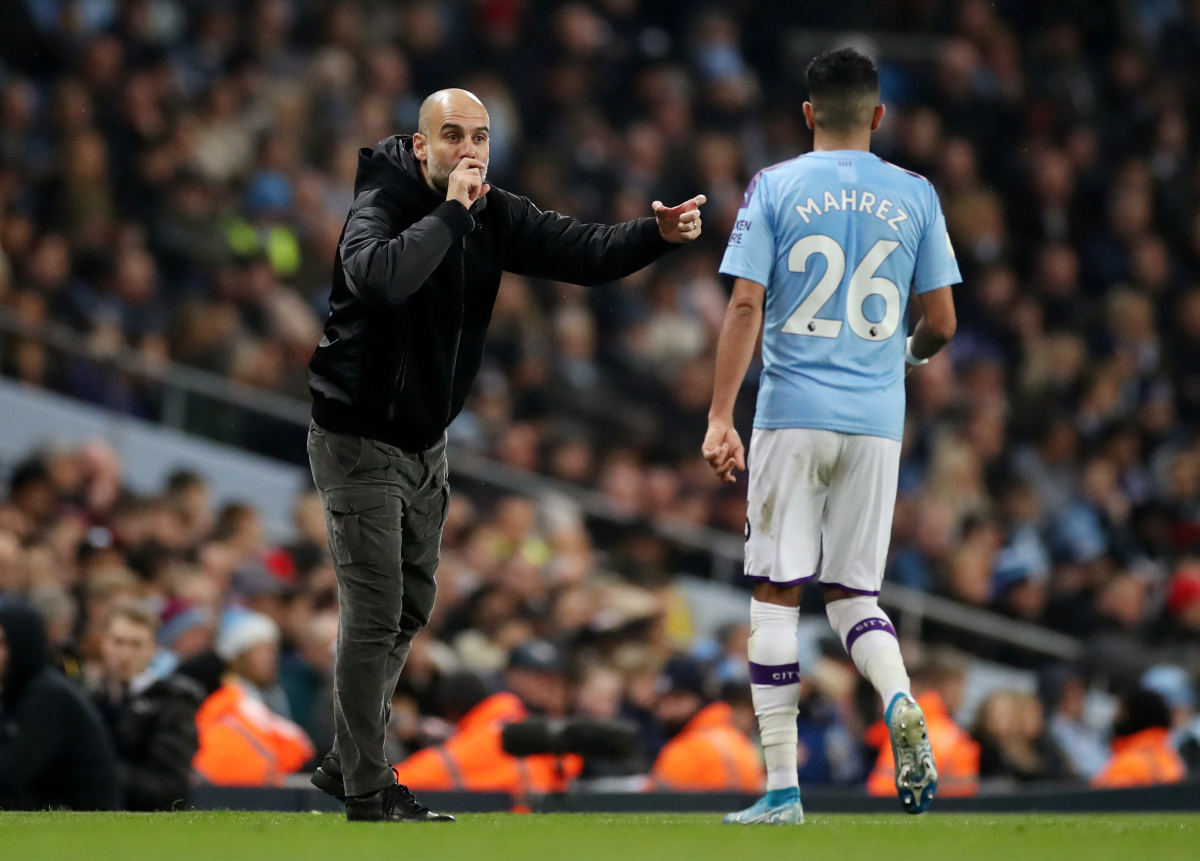 Pep Guardiola, Riyad Mahrez