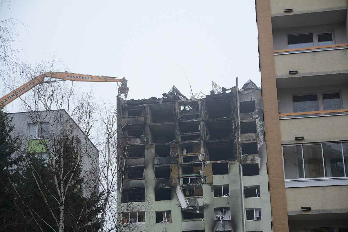 búranie, panelák, Prešov