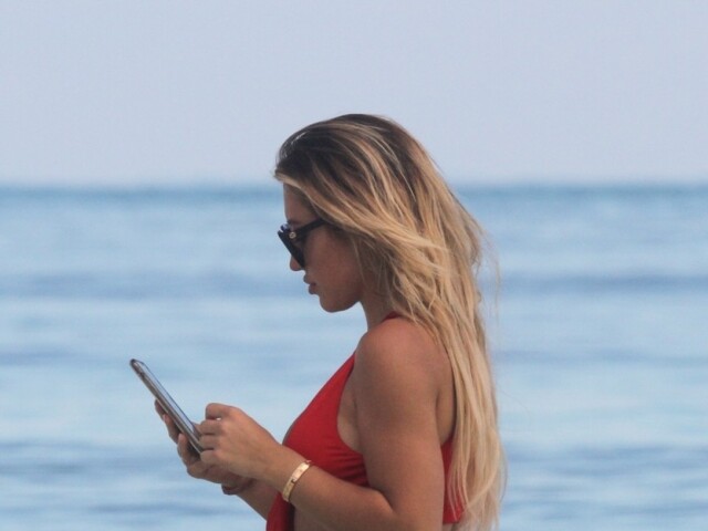 Modelka Stefanie Gurzanski si užívala v mexickom Tulumu.
