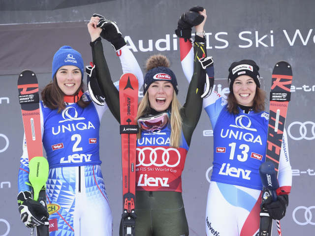 Rakúsko Lienz lyžovanie SP ženy slalom druhé kolo