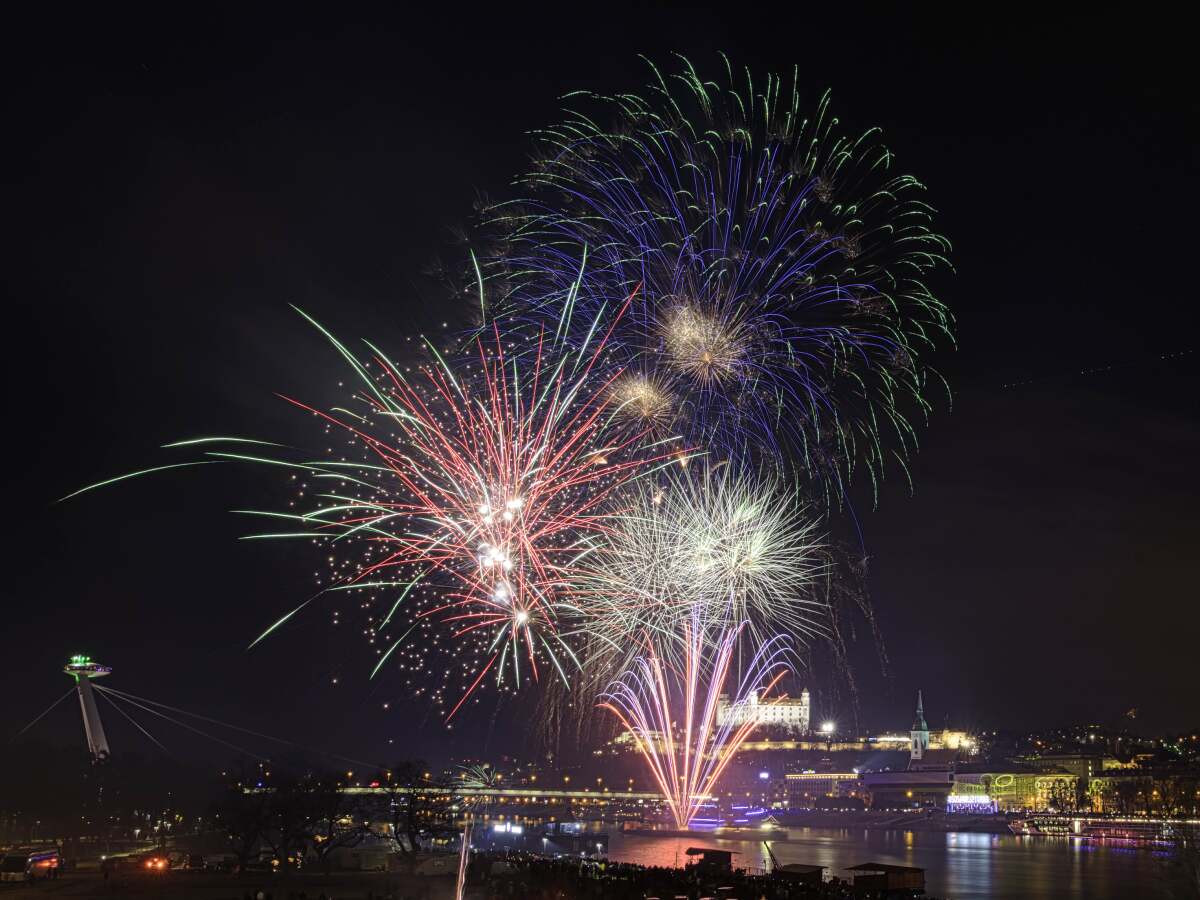 Bratislava, 2020, ohňostroj